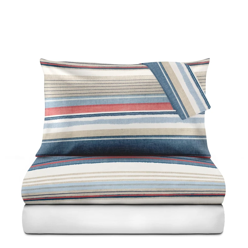 Le vie del cotone, Brest Pure Cotton Double Duvet Cover Set