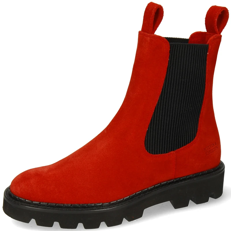 Melvin & Hamilton Sally 186 Women's Ankle Boots, red, 6 UK - Image 1