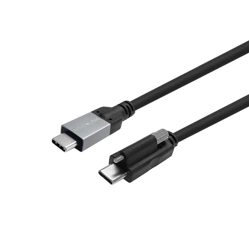 VivoLink USB-C Screw to USB-C Cable 5m Brand