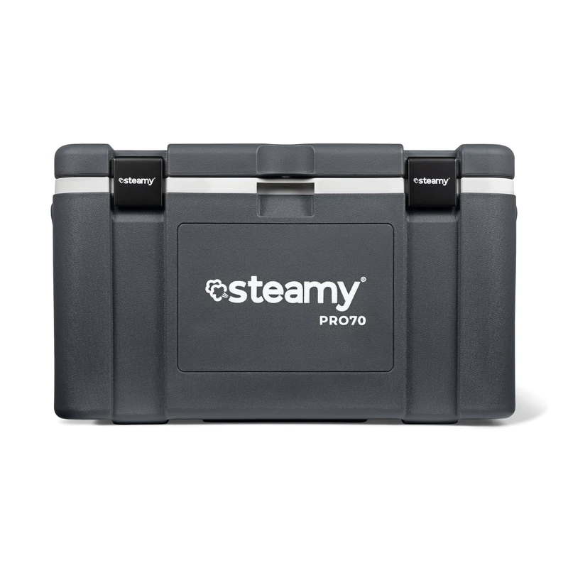 Steamy Pro 70 Cool Box, 70 Litre, Grey