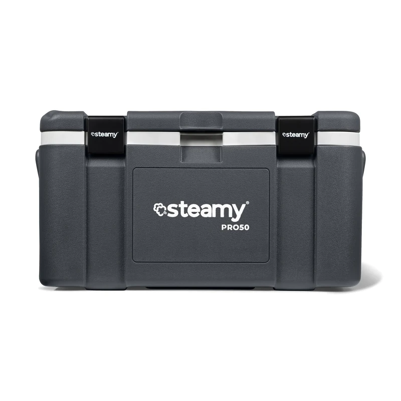 Steamy Pro 50 Cool Box, 50 Litre, Grey