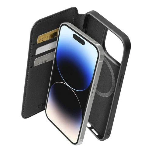 SBS Wallet Mag Cover for iPhone 14 Pro - Black TEBKMAGSFIP1461PK