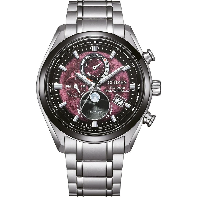 Citizen Men Multi Dial Eco-Drive Watch Tsuki-yomi