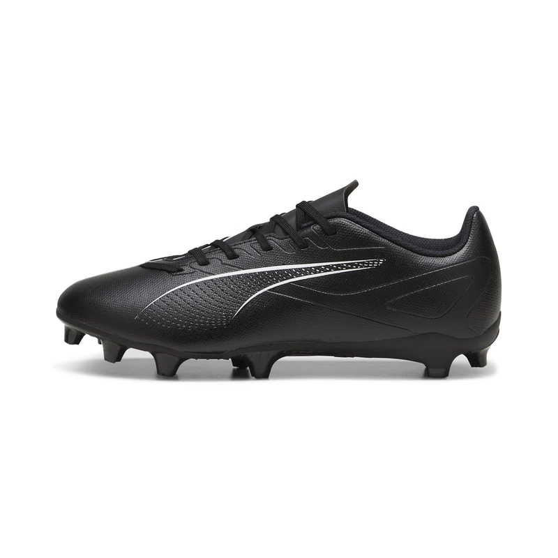 PUMA Unisex Ultra 5 Play Firm Ground/Artifical Ground Football Boots, PUMA Black-PUMA White, 8 UK