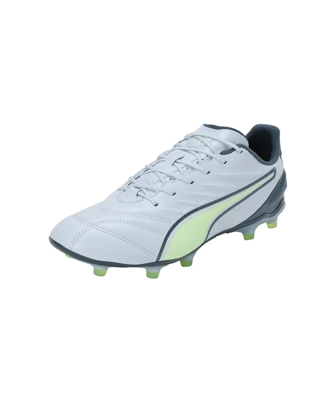 PUMA Unisex Adults King PRO FG/AG Soccer Shoe, Frosted Dew-Fizzy Apple-Gray Skies, 10.5 UK