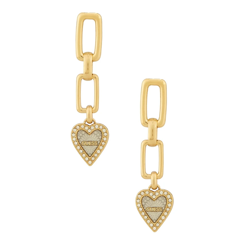 Guess JUBE03236JWYGRHT Gold Love Me Tender Earrings