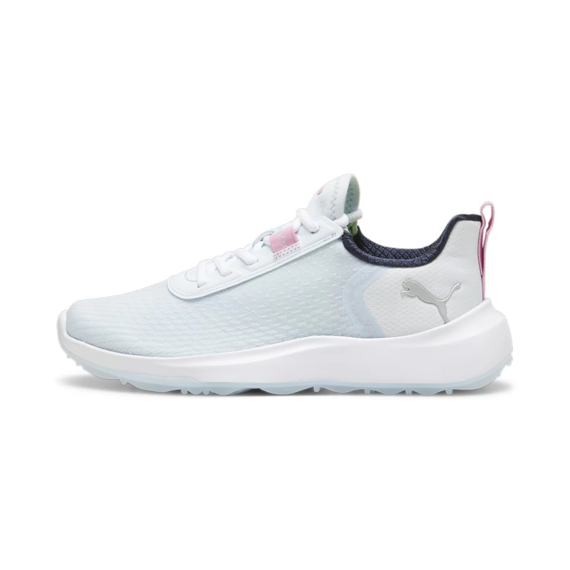 PUMA Women's Fusion Crush Sport WMNS Golf Shoe, ICY Blue-Pink Icing, 4.5 UK