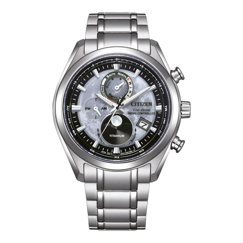 Citizen Men's Multi Dial Eco-Drive Watch Tsuki-yomi