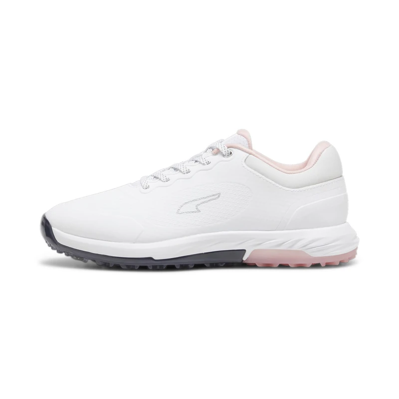 PUMA Women ALPHACAT Nitro™ WMNS Golf Shoe, PUMA White-DEEP Navy-Peach Smoothie, 5.5 UK