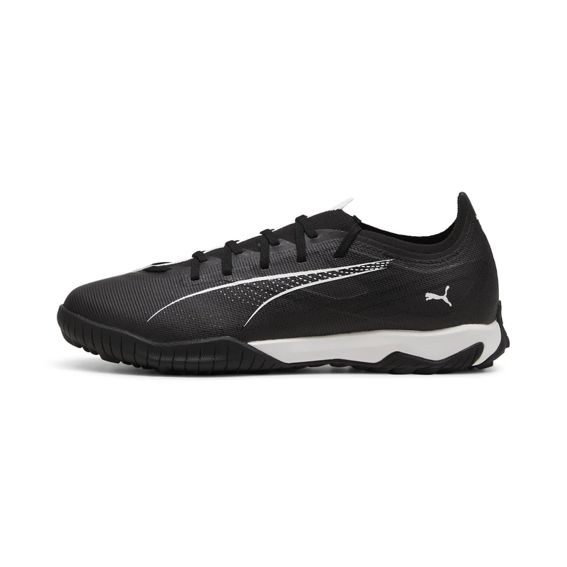 PUMA Unisex Ultra 5 Match Turf Football Boots, PUMA Black-PUMA White, 10.5 UK