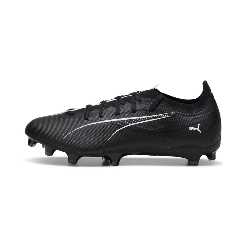 PUMA Unisex Adults Ultra 5 Match FG/AG Soccer Shoe, PUMA Black-PUMA White, 11 UK