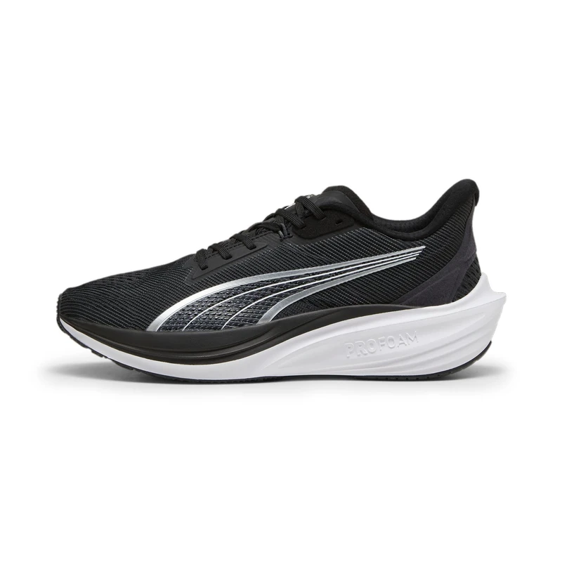 PUMA Unisex Adults Darter PRO Road Running Shoe, PUMA Black-PUMA White, 9.5 UK - Image 1