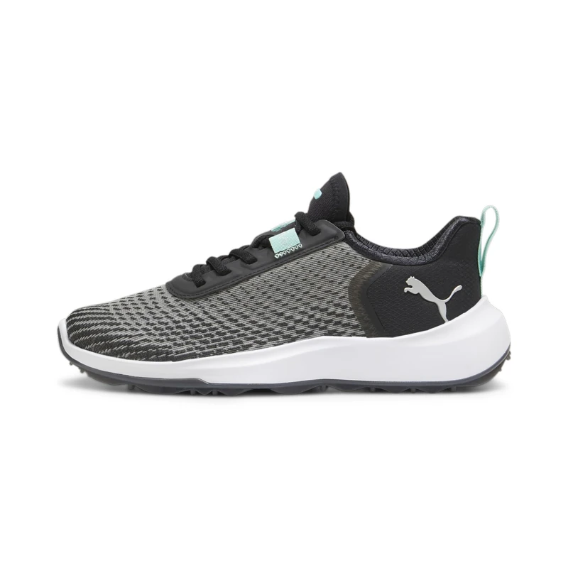 PUMA Women Fusion Crush Sport WMNS Golf Shoe, PUMA Black-Mint, 5 UK