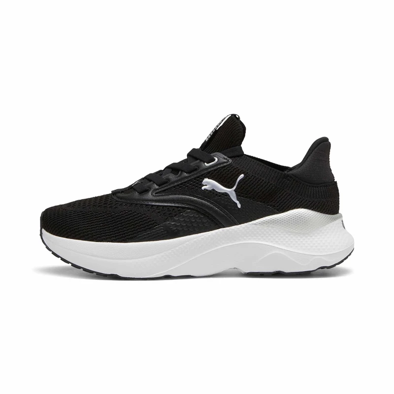 Puma Women SOFTRIDE MAYVE WN's Road Running Shoe, Puma Black-Puma White, 5 UK - Image 1