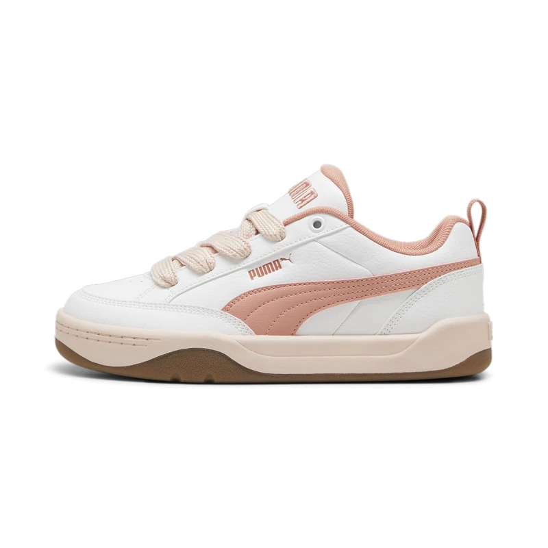 PUMA Unisex Adults Park Lifestyle Sneaker, PUMA White-DEEVA Peach-Island Pink, 9.5 UK