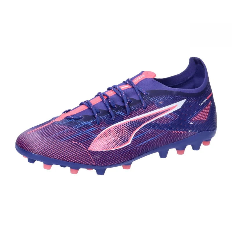 PUMA Unisex Ultra 5 PRO MG Soccer Shoe, Lapis Lazuli White-Sunset Glow, 6 UK