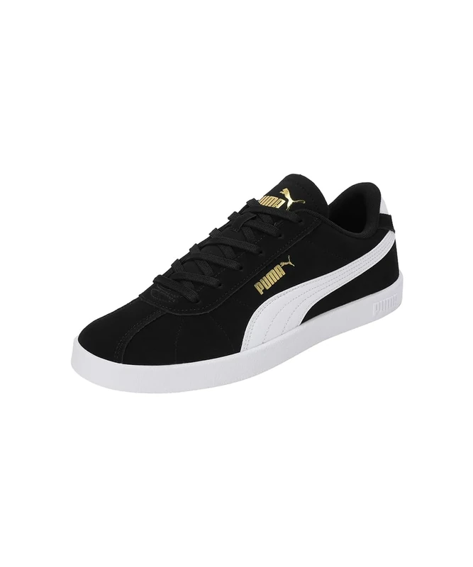 PUMA Unisex Club II Trainers, PUMA Black-PUMA White-PUMA Gold, 7 UK