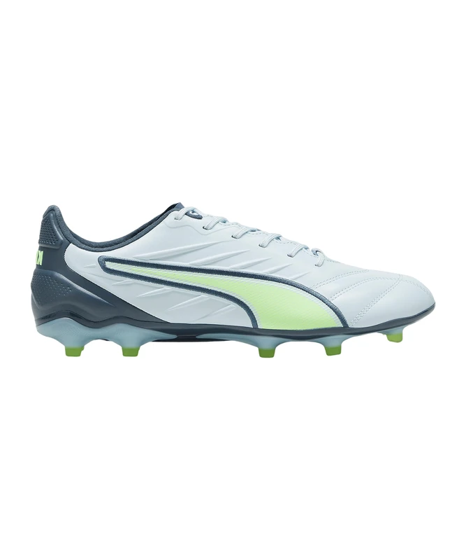 PUMA Unisex Adults King PRO FG/AG Soccer Shoe, Frosted Dew-Fizzy Apple-Gray Skies, 9.5 UK