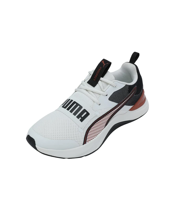 PUMA Unisex Adults Prospect Cross Trainer, Vapor Gray-Mars RED, 6.5 UK