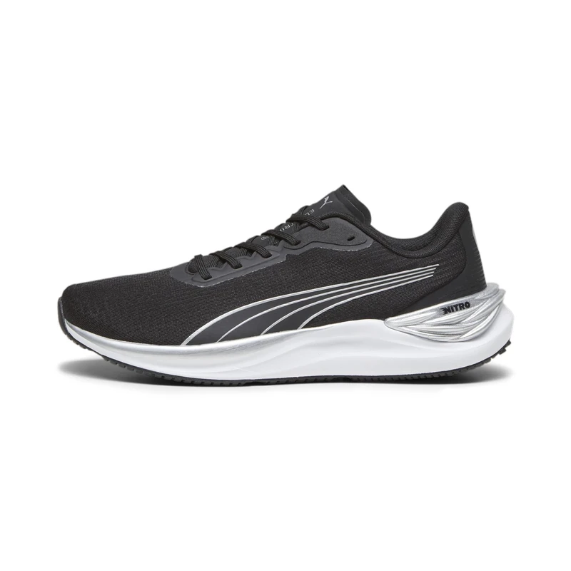 PUMA Men Electrify Nitro 3 Road Running Shoe, PUMA Black-PUMA Silver, 13 UK