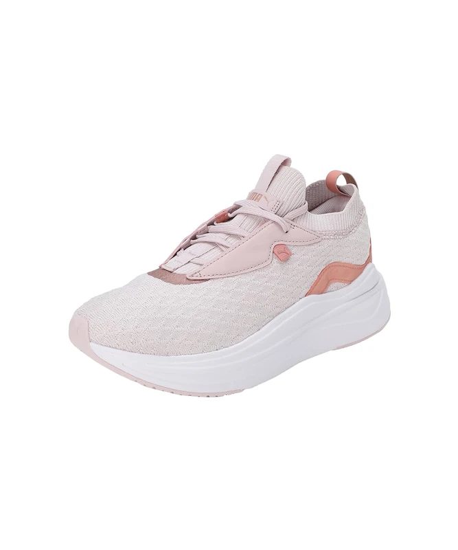 PUMA Women SOFTRIDE STAKD Premium WNS Road Running Shoe, Mauve Mist-DEEVA Peach-Rose Gold, 3.5 UK