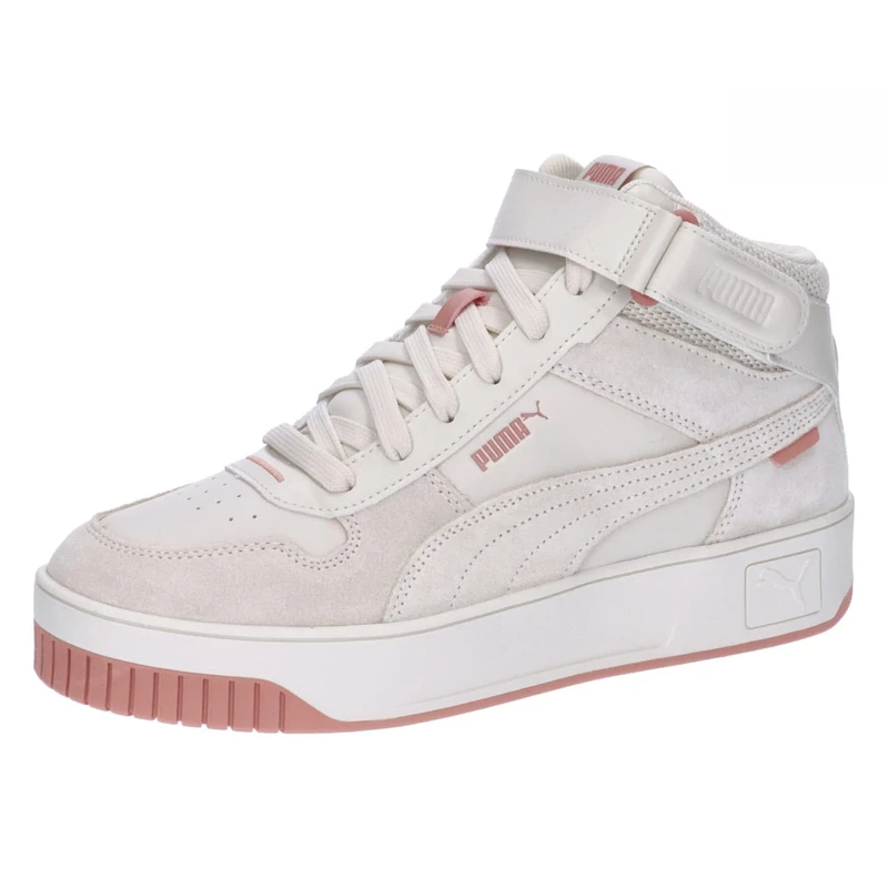 PUMA Women Carina Street MID Coquette Sneaker, Alpine Snow-Alpine Snow, 3.5 UK