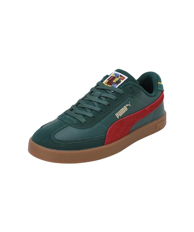 PUMA Unisex Adults Club II ERA Year of Sports Sneaker, Dark Myrtle-Intense RED-Gum, 9.5 UK