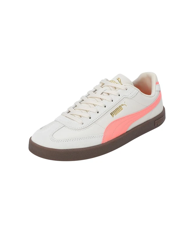 PUMA Unisex Club II Era Trainers, Alpine Snow-Fluro Peach PES-Gum, 3.5 UK