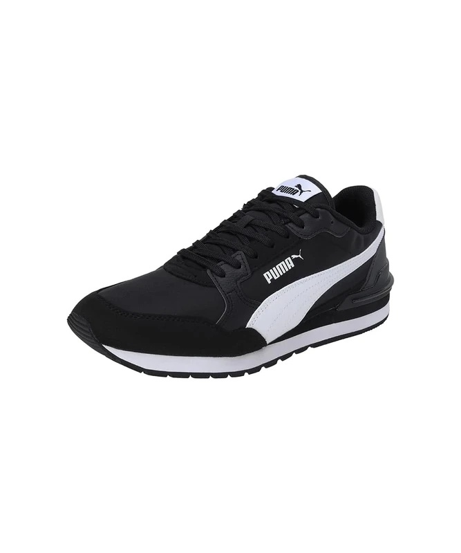 PUMA Unisex ST Runner V4 NL Sneaker, Black White, 10 UK