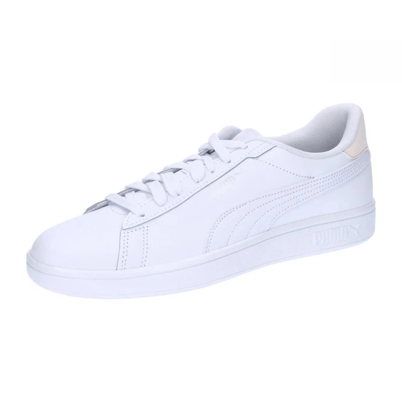 PUMA Unisex Smash 3.0 L Sneaker, White-Rosebay Silver, 11 UK