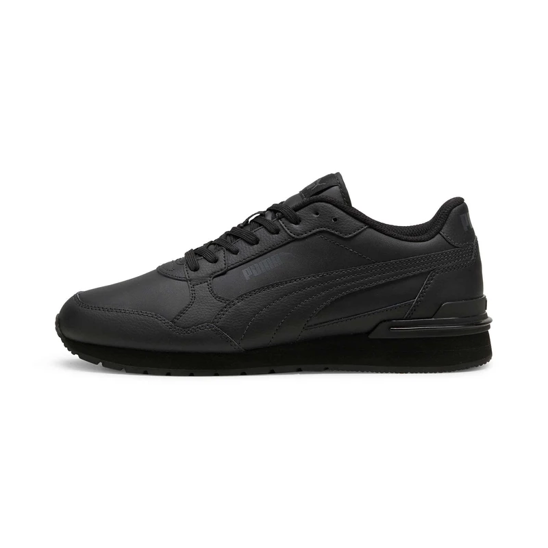 PUMA Unisex Adults ST Runner V4 L Sneaker, PUMA Black-Shadow Gray, 4.5 UK