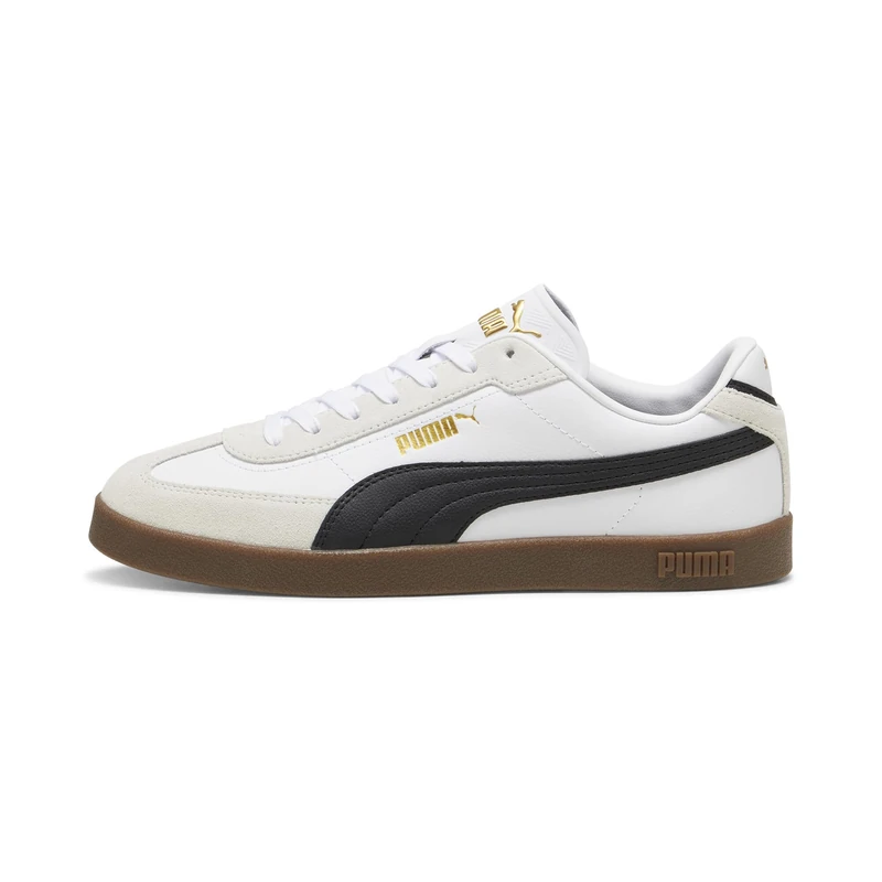 PUMA Unisex Club II Era Trainers, PUMA White-PUMA Black-Vapor Gray, 12 UK