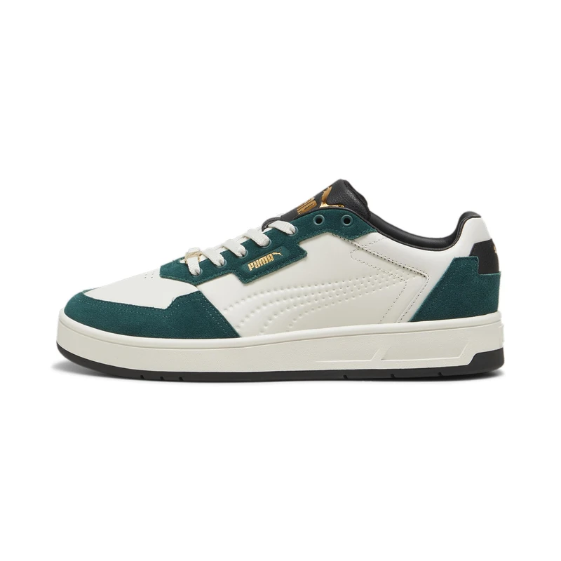 PUMA Unisex Court Classic LUX SD Sneaker, Vapor Gray-Dark Myrtle Gold, 7.5 UK - Image 1
