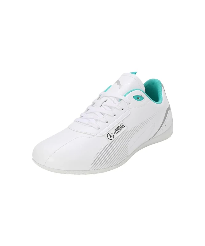 PUMA Unisex Adults MAPF1 NEO CAT 2.0 Sneaker, PUMA White-Sheen Green, 4 UK