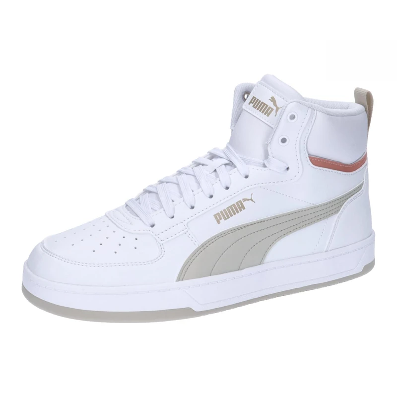 PUMA Unisex Adults CAVEN 2.0 MID Sneaker, White-Desert DUST-DEEVA Peach, 13 UK