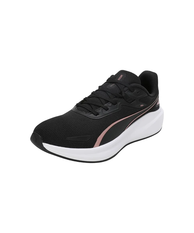 PUMA Unisex Adults Skyrocket LITE Road Running Shoe, PUMA Black-PUMA White-Rose Gold, 6 UK