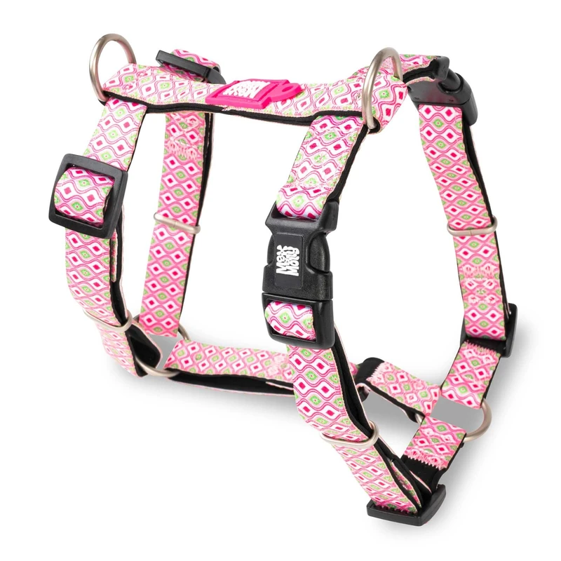 Max & Molly H-Harness Retro Pink, L - Image 1