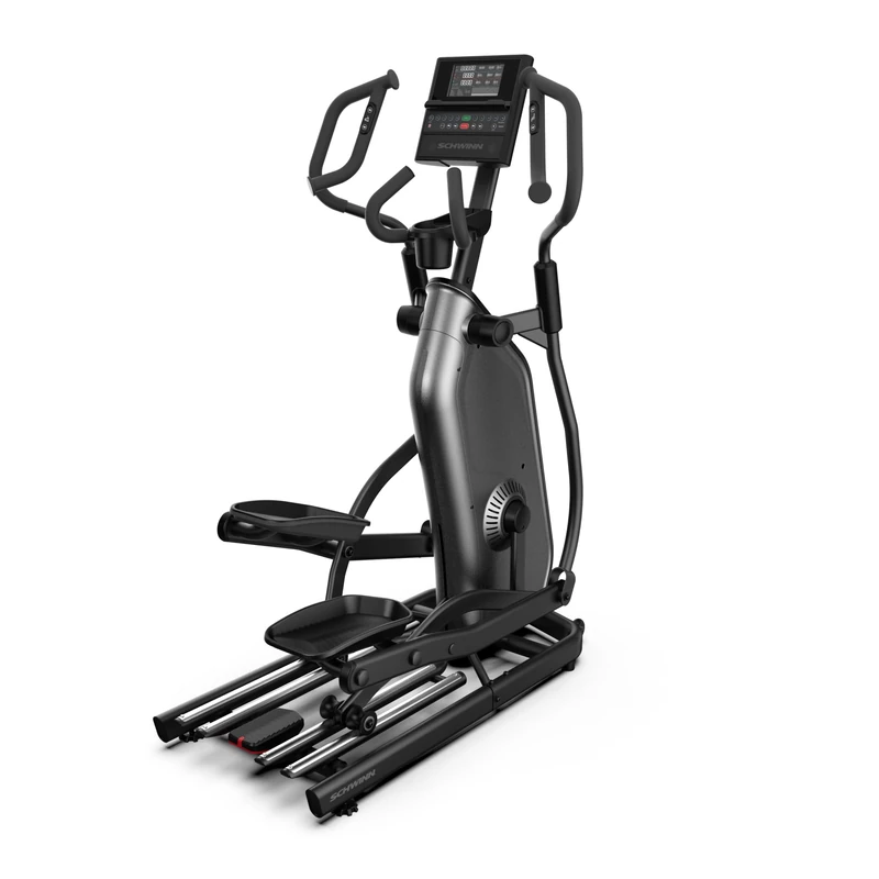 Schwinn 590E Compact Cross Trainer - 20" Stride Elliptical with Incline/Decline, JRNY & Kinomap Apps, Bluetooth Speakers & LCD Display for Home Gym - Image 1