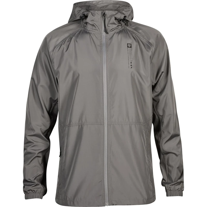 Fox Men's Base Over Windbreaker Jacket, Grey (Pewter), XL - Image 1