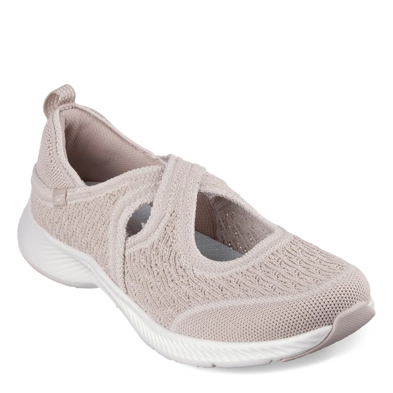 Skechers Women's Vapor Foam Move-Aster Sneaker, Taupe, 6 - Image 1