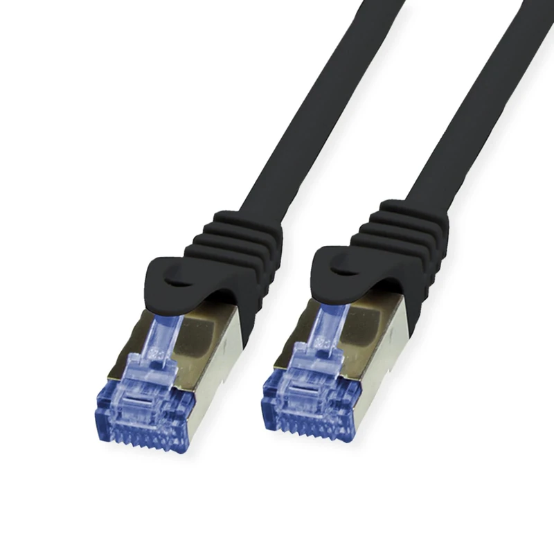 VALUE Outdoor Patch Cable Cat.6A (Class EA) S/FTP (PiMF), Solid Wire, LSOH, Black, 50 m