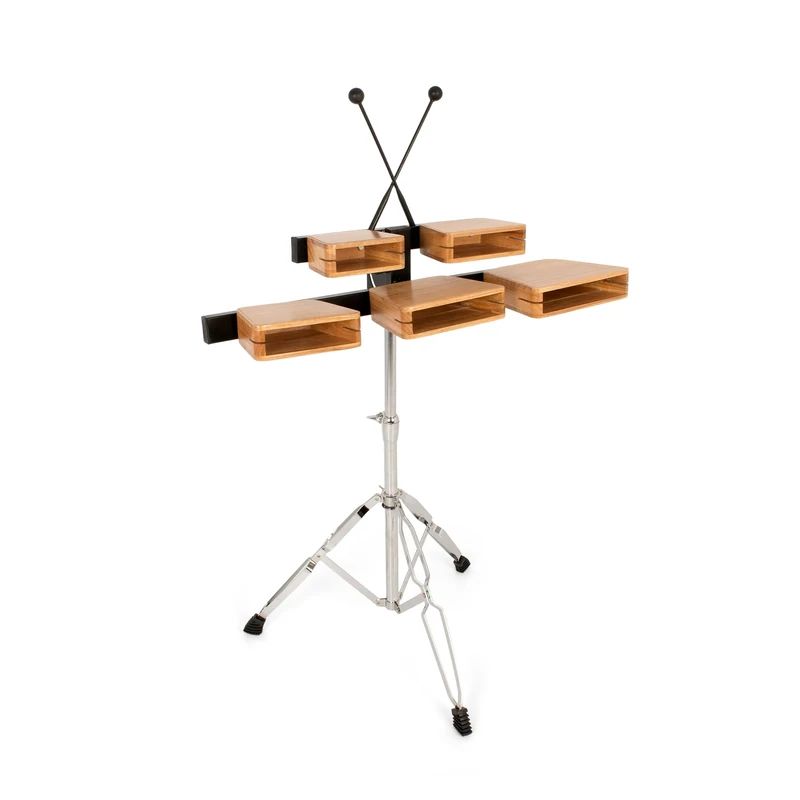 Percussion Plus Temple blocks with stand