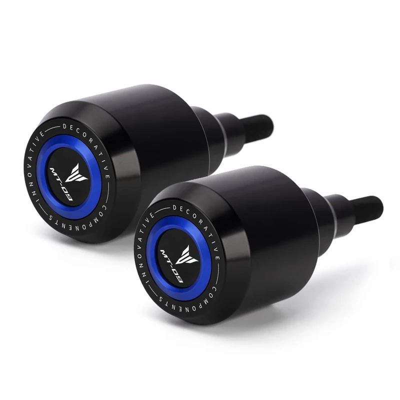 Mokiton Motorcycle Frame Sliders Crash Protector Compatible with Yamaha MT-09 SP 2014-2023 | Engine Fairing Guard Shield Falling Protection MT09 MT 09 Accessories (Blue)