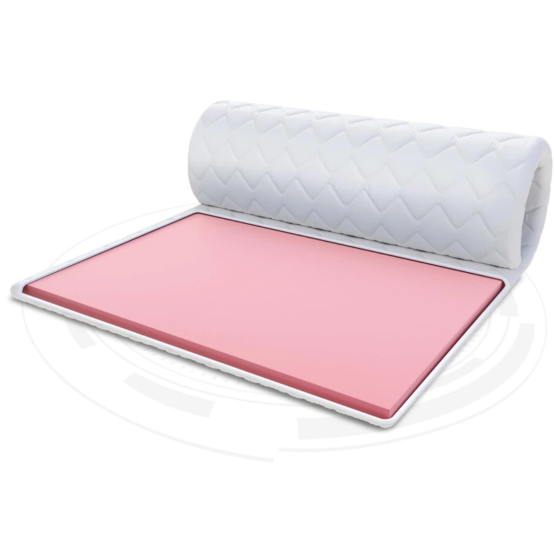 FDM Mattress Topper Visco Mattress Topper 120 x 200 cm, Hardness H2, Height approx. 4 cm, Thermoplastic Foam, Suitable for Allergy Sufferers, Oeko-Tex Standard, White - Image 1