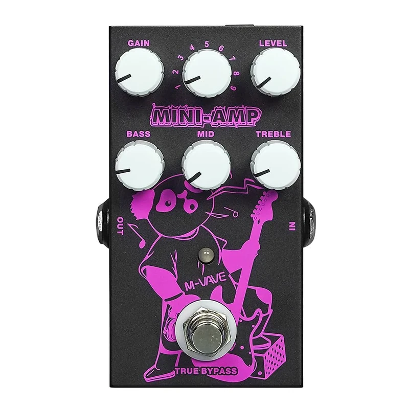 M-Vave Miniamp - 9 amp simulations on one guitar pedal