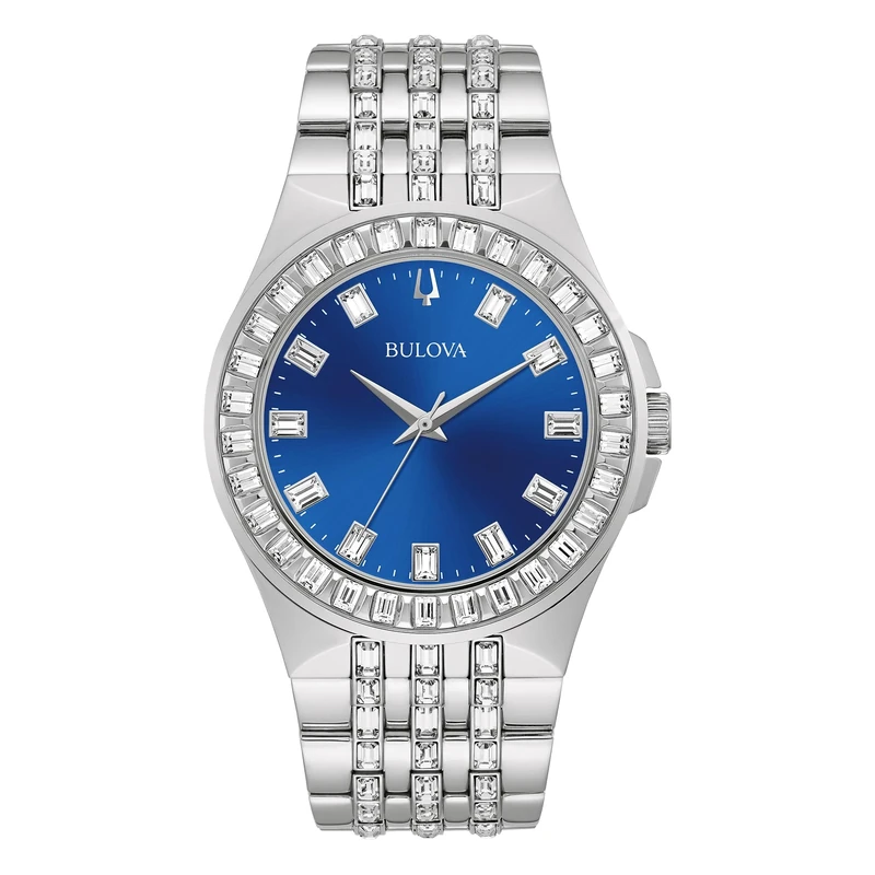 Bulova Gents Crystal Case/Bracelet