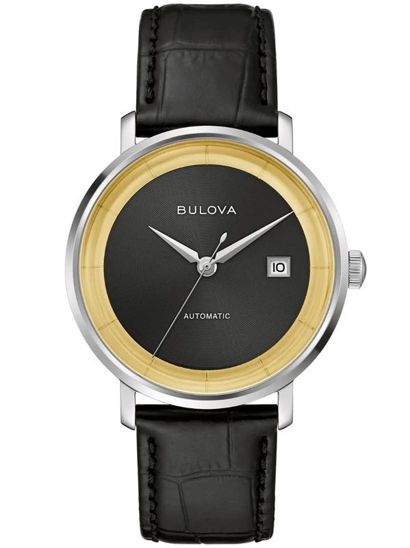 Bulova Automatic Watch 96B406, Black, Ribbon
