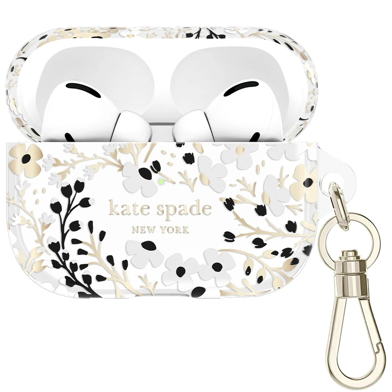 Kate Spade New York AirPods Pro Case - Multi Floral Black/White