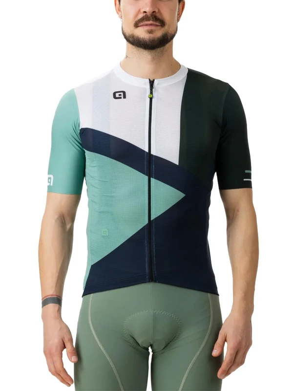 Alé Men's Pragma Next Short Sleeve Cycling Jersey, Pine Green, M