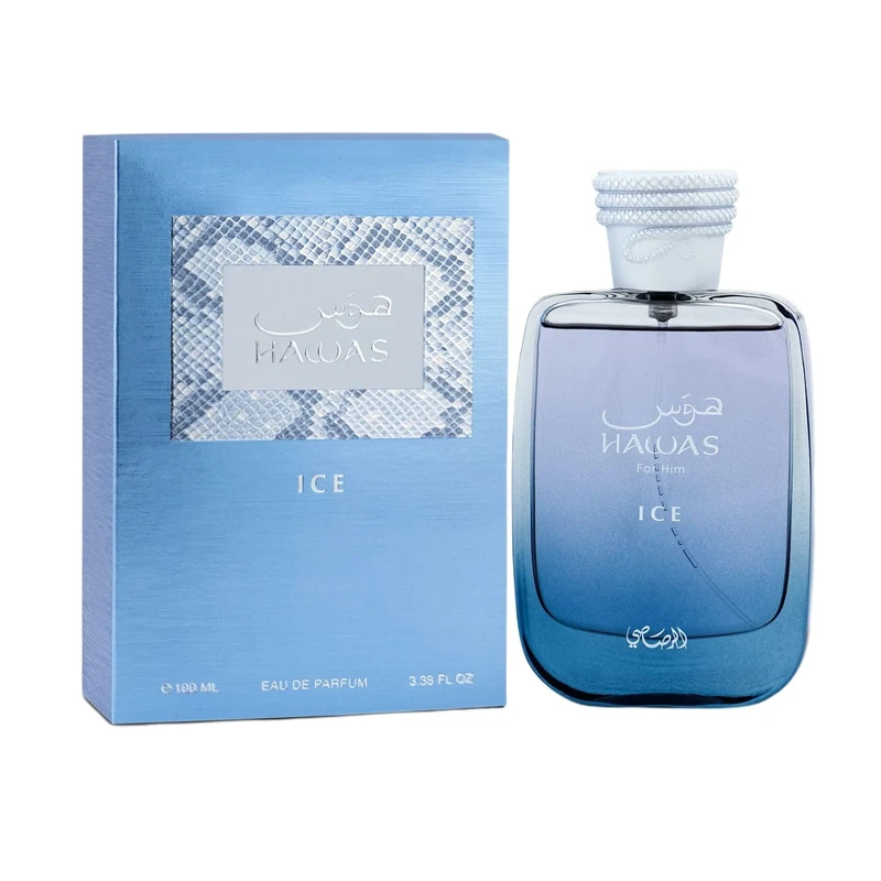 Rasasi Hawas Ice for Men - 3.38 oz Eau de Parfum Spray